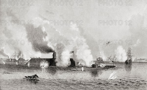 Bombardment and capture of Island Number Ten on the Mississippi River