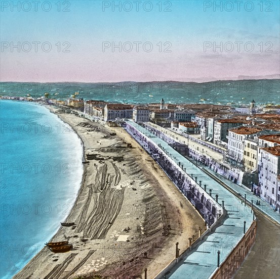 A charming Mediterranean town along the Bay of Nice
