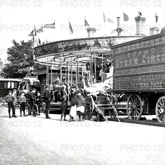 Magic lantern slide circa 1900