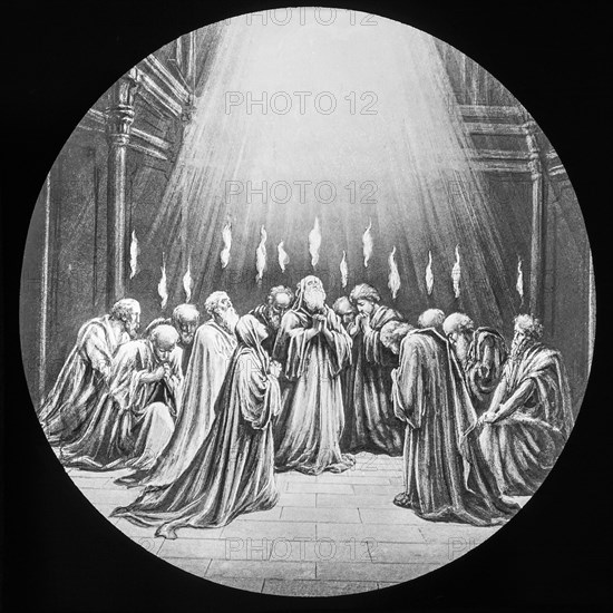 A magic lantern slide circa 1900