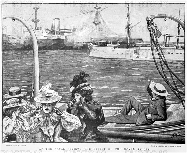 The Graphic Newspaper/Naval review 1897