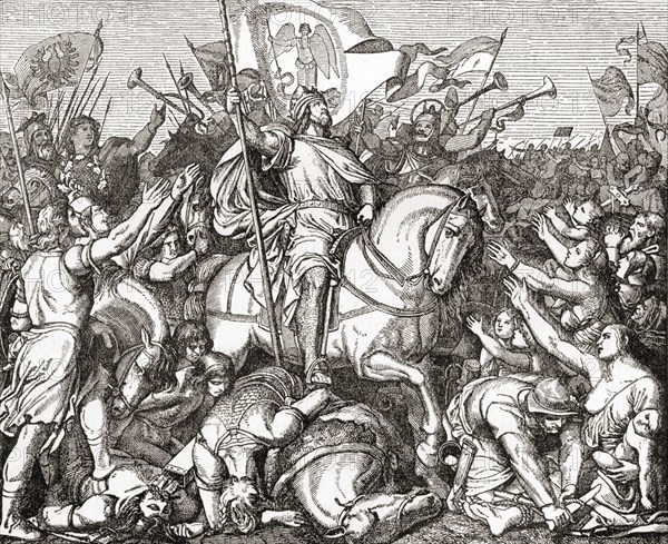Henry I after The Battle of Riade aka Battle of Merseburg