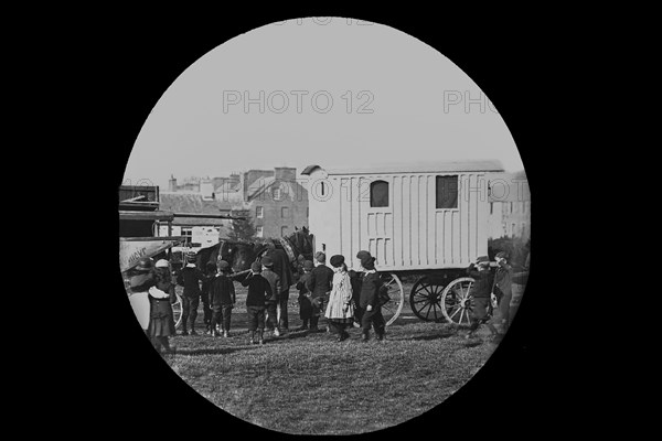 Magic lantern slide circa 1900