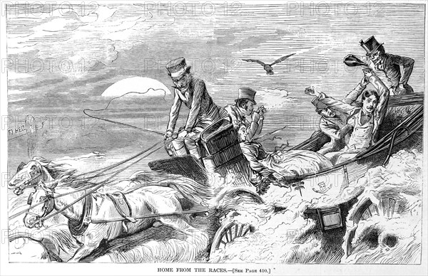 Harpers Weekly newspaper etchings from 1868