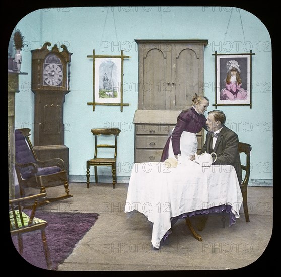 Magic lantern slide circa 1900