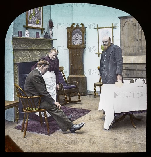 Magic lantern slide circa 1900