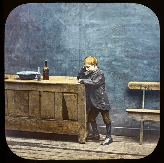 Magic lantern slide circa 1900