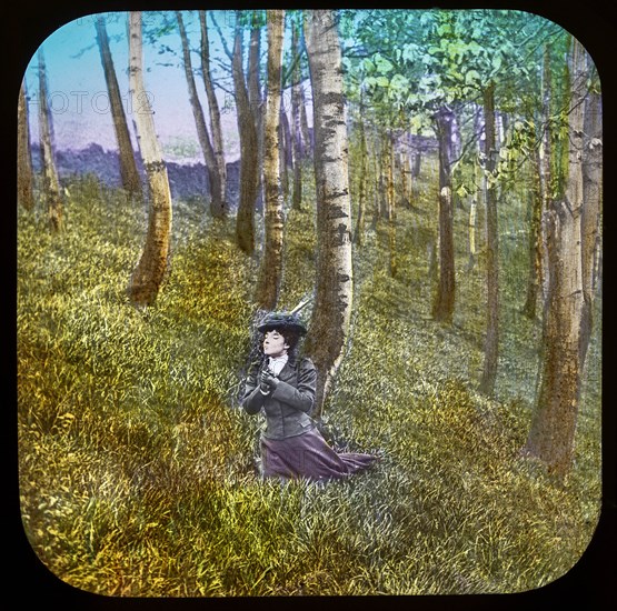 Magic lantern slide circa 1900