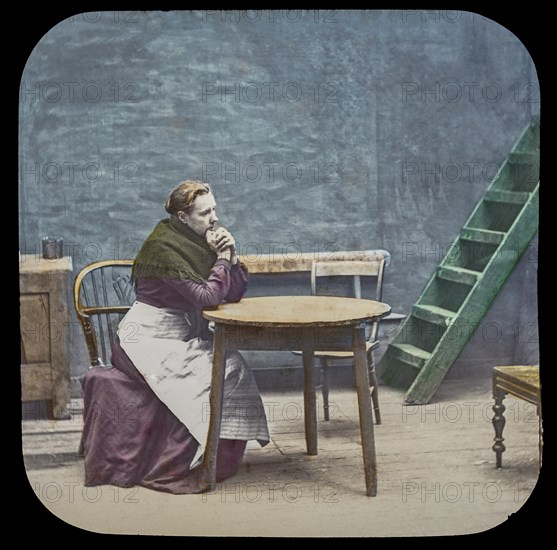 Magic lantern slide circa 1900