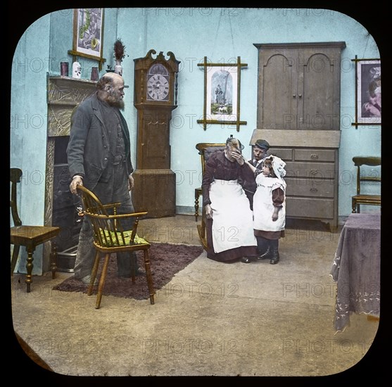 Magic lantern slide circa 1900