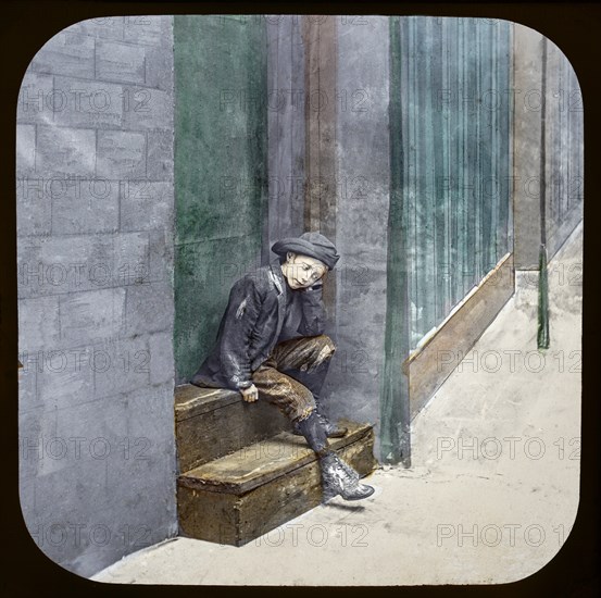 Magic lantern slide circa 1900