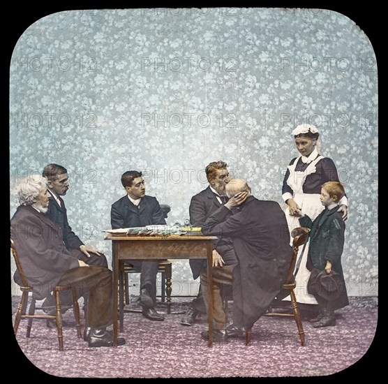 Magic lantern slide circa 1900