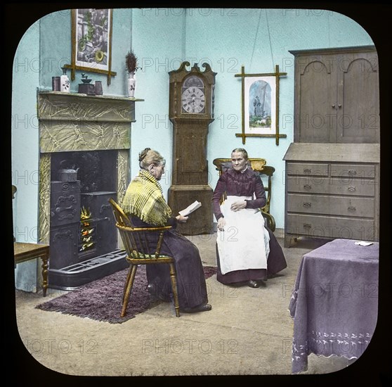 Magic lantern slide circa 1900