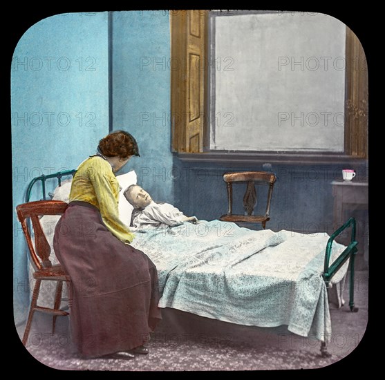 Magic lantern slide circa 1900