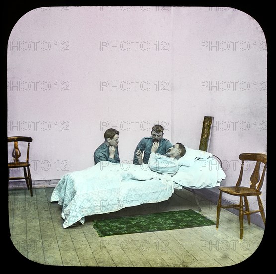 Magic lantern slide circa 1900