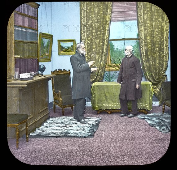 Magic lantern slide circa 1900