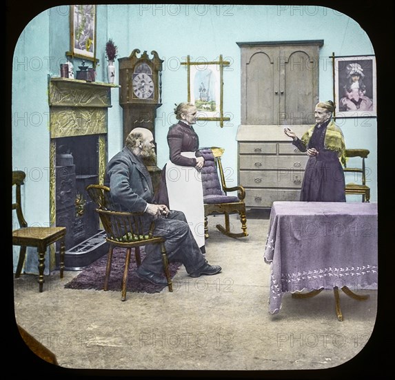 Magic lantern slide circa 1900