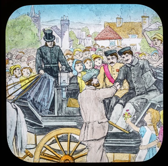 Magic lantern slide circa 1900