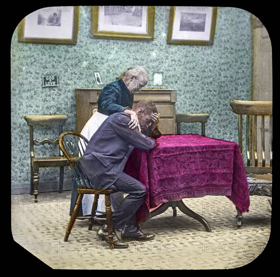 Magic lantern slide circa 1900