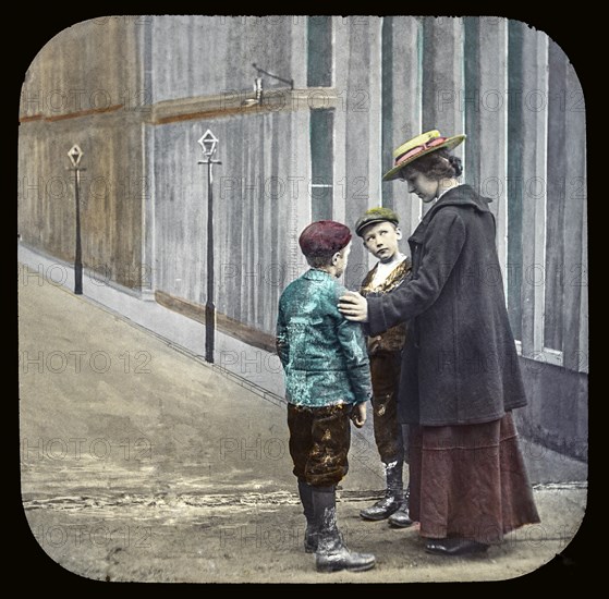 Magic lantern slide circa 1900