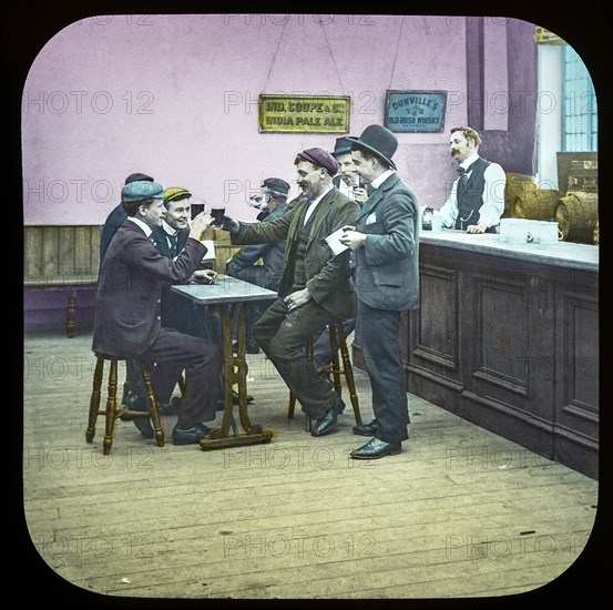 Magic lantern slide circa 1900