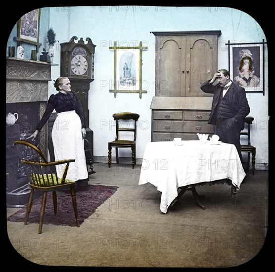 Magic lantern slide circa 1900