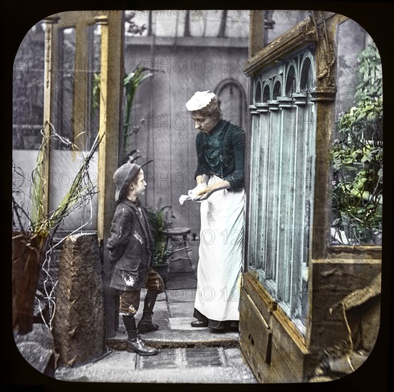 Magic lantern slide circa 1900