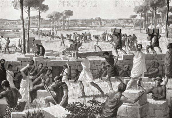 Draining the site of ancient Rome