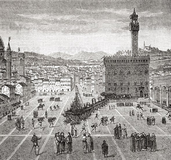 The Execution of Girolamo Savonarola