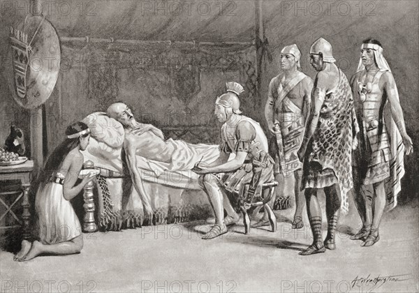 Scipio at the deathbed of Masinissa