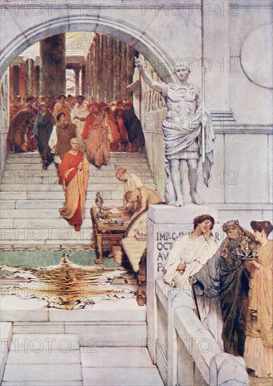 A visit of Agrippa to Augustus