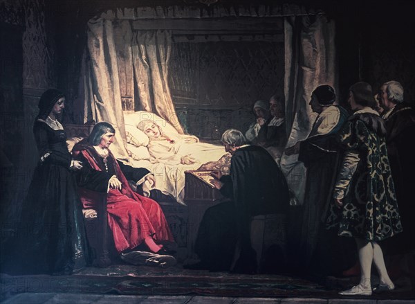 Queen Isabella the Catholic Dictating her Will