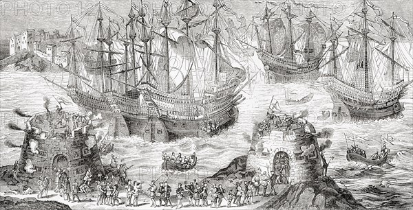 The embarkation of Henry VIII at Dover