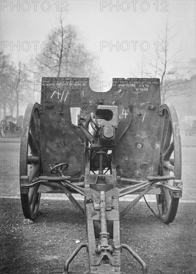 Magic lantern slide  WW1