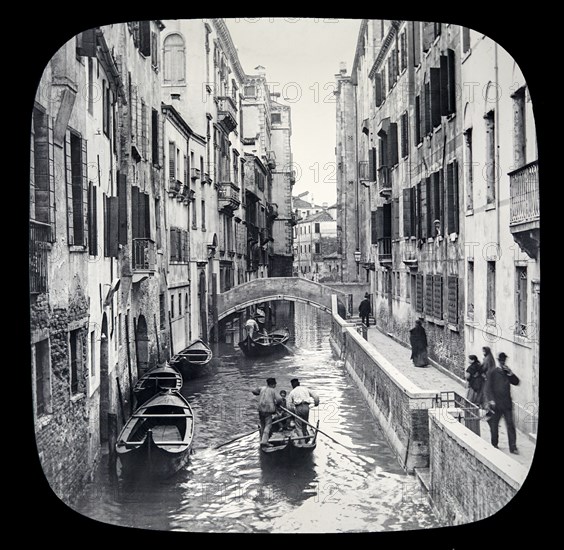 Magic lantern slide circa 1900