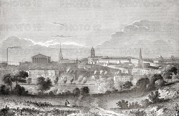 A 19th century view of Birmingham