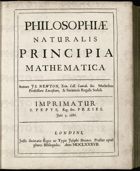 Philosophiæ Naturalis Principia Mathematica