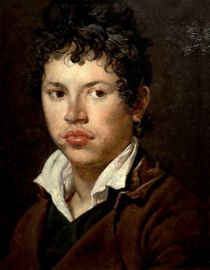 Portrait d'un jeune homme à la boucle d'oreille