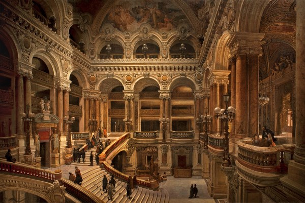 The staircase of the Opéra
