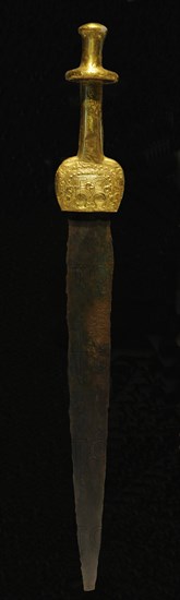 Sword of Guadalajara, Gold handle and copper blade