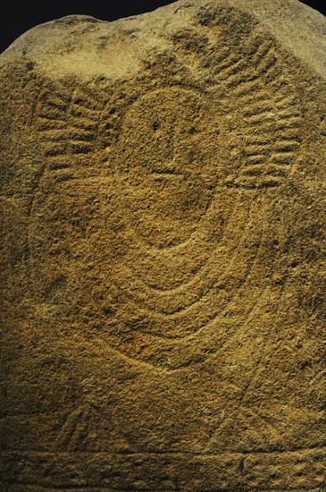 Stele of Granja de Toniñuelo, detail, Bronze Age