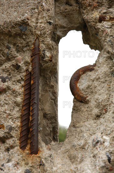 Section of the Berlin Wall in Bernauerstrasse, Berlin