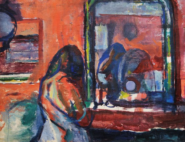 Ludvig Karsten, At the Mirror, 1914