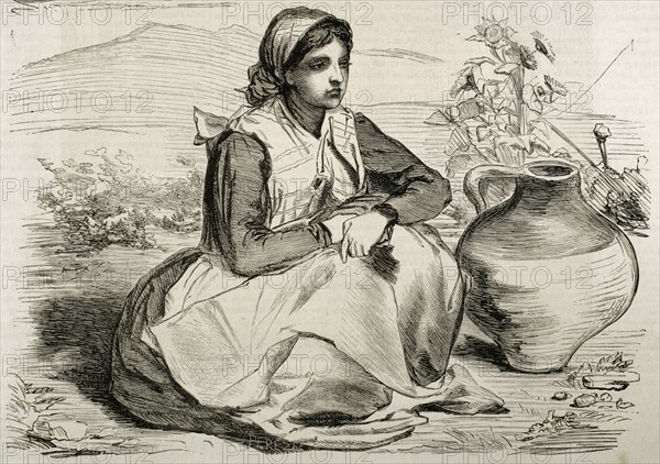 Woman with traditional dress