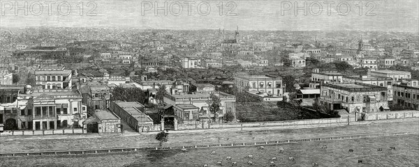 Panoramic view of the city