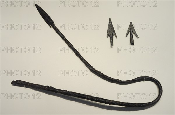 Soliferreum (iron spear) and arrowheads