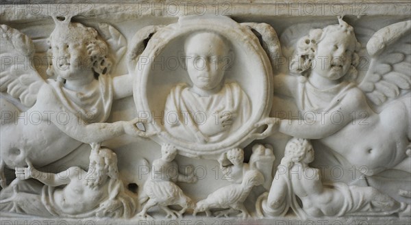 Roman sarcophagus for a young boy