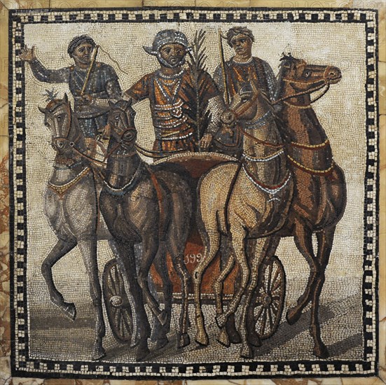 Quadriga of the factio russata