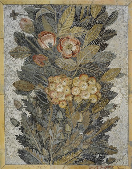 Roman floral mosaic