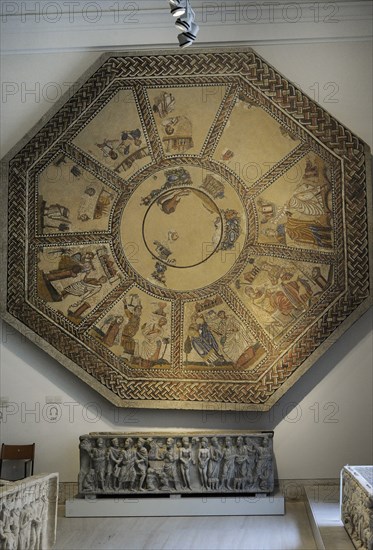 Mosaic of the Nine Muses